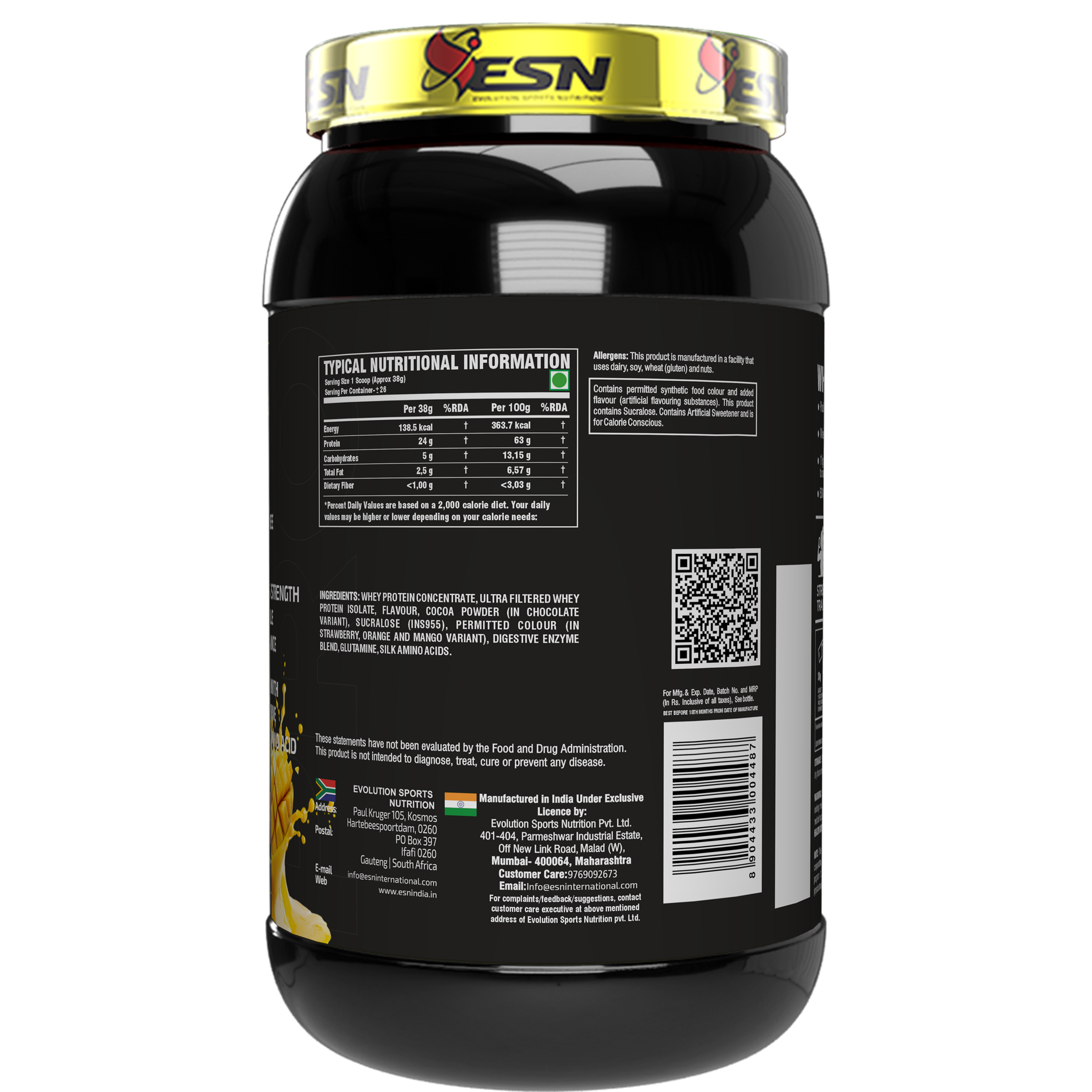 Pro Standard whey